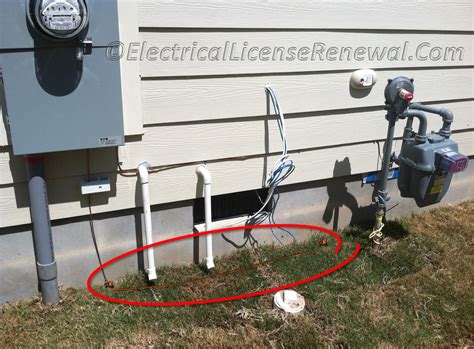 electrical box outside cable|above ground cable protection.